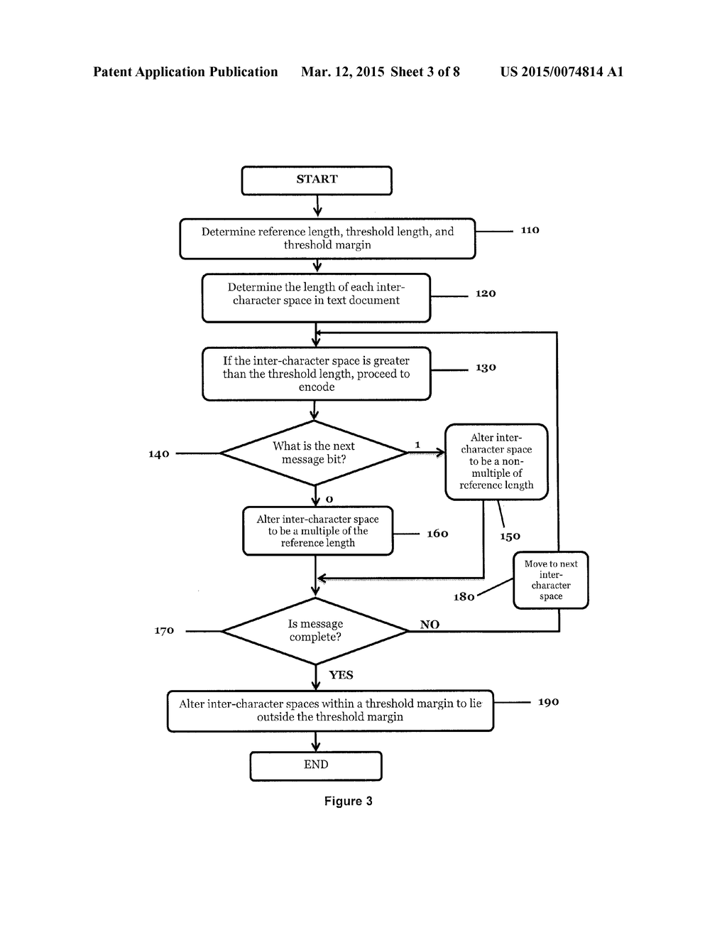 METHOD AND SYSTEM FOR EMBEDDING DATA IN A TEXT DOCUMENT - diagram, schematic, and image 04