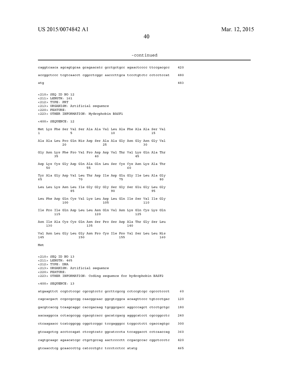 Fungal Resistant Plants Expressing Hydrophobin - diagram, schematic, and image 52