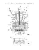 PRODUCING A METAL COMPONENT WITH A CASTING-AND-FORMING TOOL diagram and image