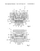 PRODUCING A METAL COMPONENT WITH A CASTING-AND-FORMING TOOL diagram and image