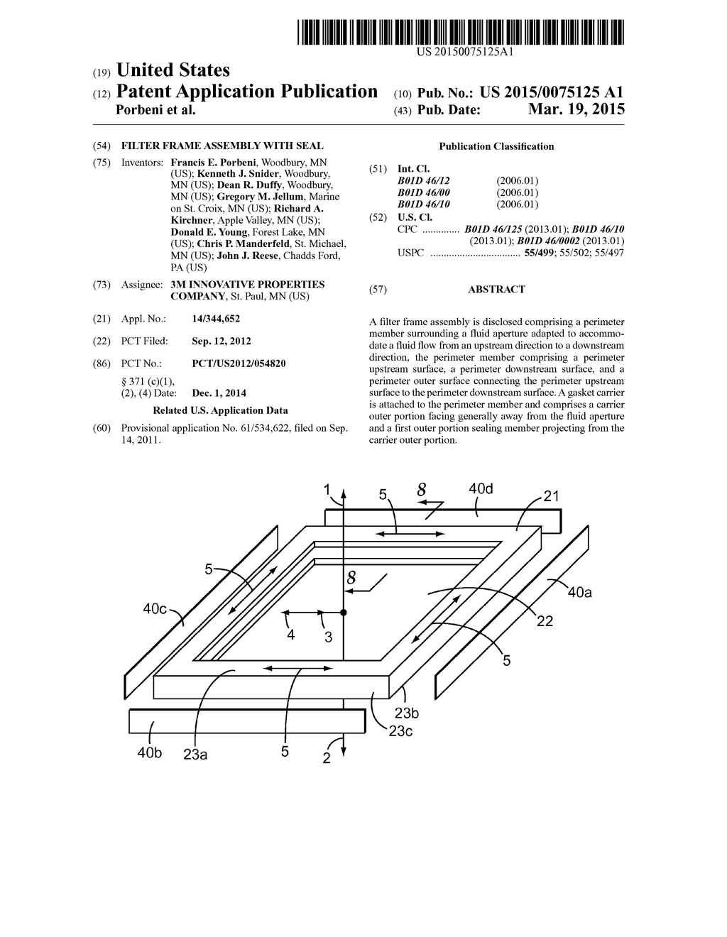 FILTER FRAME ASSEMBLY WITH SEAL - diagram, schematic, and image 01