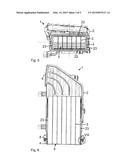 Air filter device, particularly for a motor vehicle diagram and image