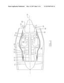 INTEGRATED TURBINE EXHAUST STRUTS AND MIXER OF TURBOFAN ENGINE diagram and image