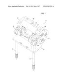 MOULD-SUPPORTING SYSTEM FOR A MACHINE FOR FORMING HOLLOW GLASSWARE diagram and image