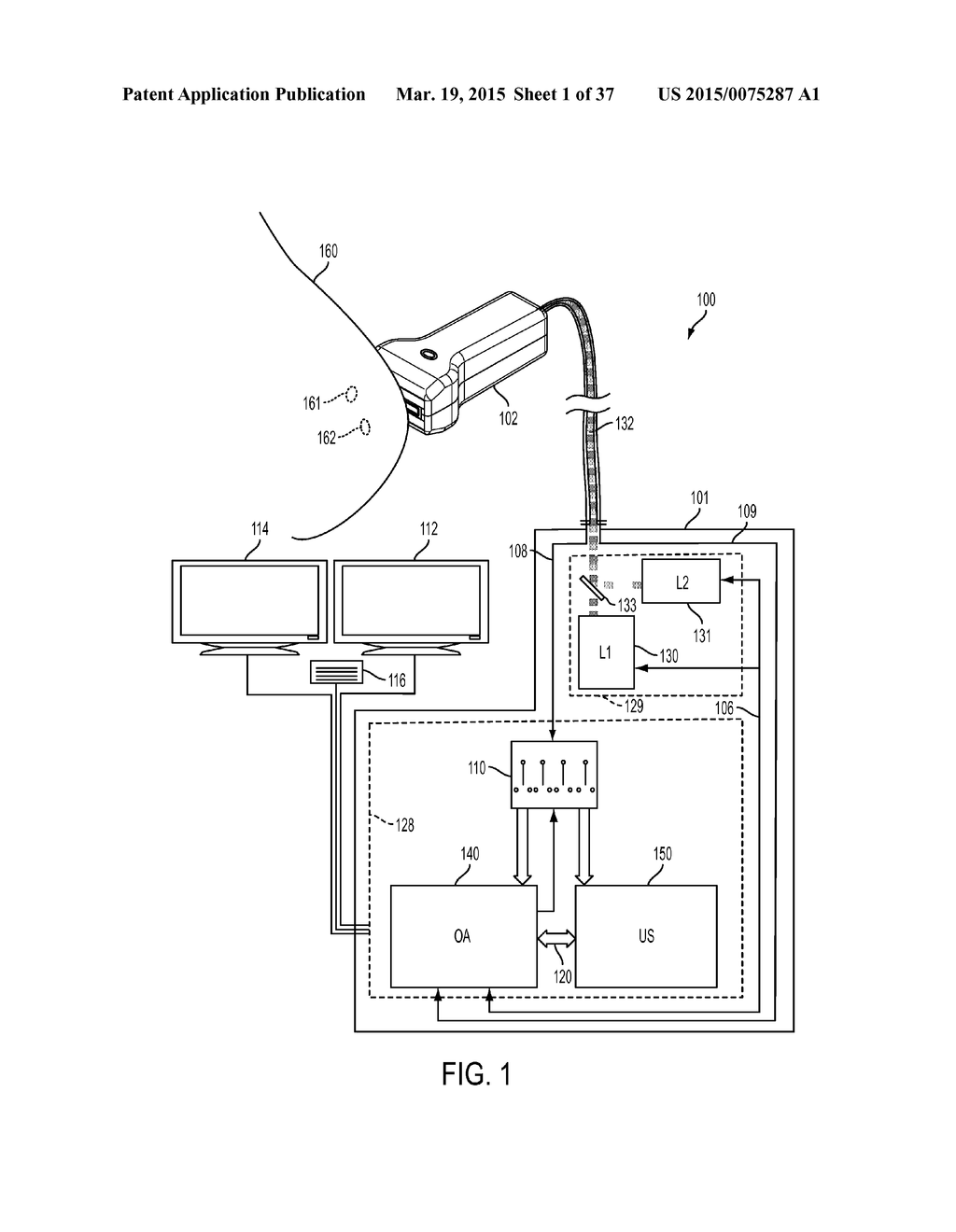 LIGHT OUTPUT CALIBRATION IN AN OPTOACOUSTIC SYSTEM - diagram, schematic, and image 02