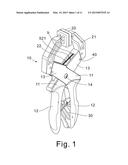 Locking pliers with extendable jaws diagram and image