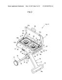 CARTRIDGE-TYPE GAS GRILL diagram and image