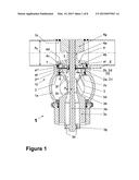 Method for Cleaning the Seat of a Double Seat Valve and Double Seat Valve     for Performing the Method diagram and image