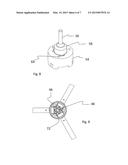 Convertible walking stick diagram and image