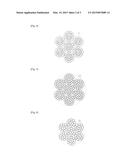 STEEL CORD FOR REINFORCING RUBBER ARTICLE AND TIRE USING SAME diagram and image