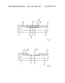 METHOD FOR MANUFACTURING A SEMI-FINISHED PRODUCT FOR A MODULE HAVING A     CELL MADE FROM A PHOTOACTIVE MATERIAL, SEMI-FINISHED PRODUCT AND DEVICE     FOR THE MANUFACTURE THEREOF diagram and image