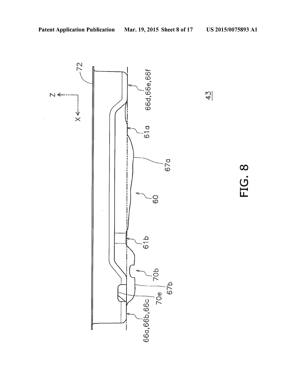 EXHAUST TREATMENT UNIT, MANUFACTURING METHOD OF EXHAUST TREATMENT UNIT,     AND WORK VEHICLE - diagram, schematic, and image 09