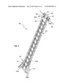 LADDERS INCLUDING ROPE AND PULLEY SYSTEM AND FALL PROTECTION DEVICE diagram and image