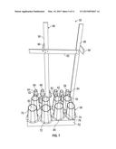 STRUCTURAL SUPPORT MEMBERS FOR PACKING, SHIPPING, AND/OR STORING     DECORATIVE CONTAINERS, APPARATUS CONTAINING SAME, AND METHODS OF     PRODUCTION AND USE THEREOF diagram and image