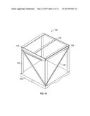 STRUCTURAL SUPPORT MEMBERS FOR PACKING, SHIPPING, AND/OR STORING     DECORATIVE CONTAINERS, APPARATUS CONTAINING SAME, AND METHODS OF     PRODUCTION AND USE THEREOF diagram and image