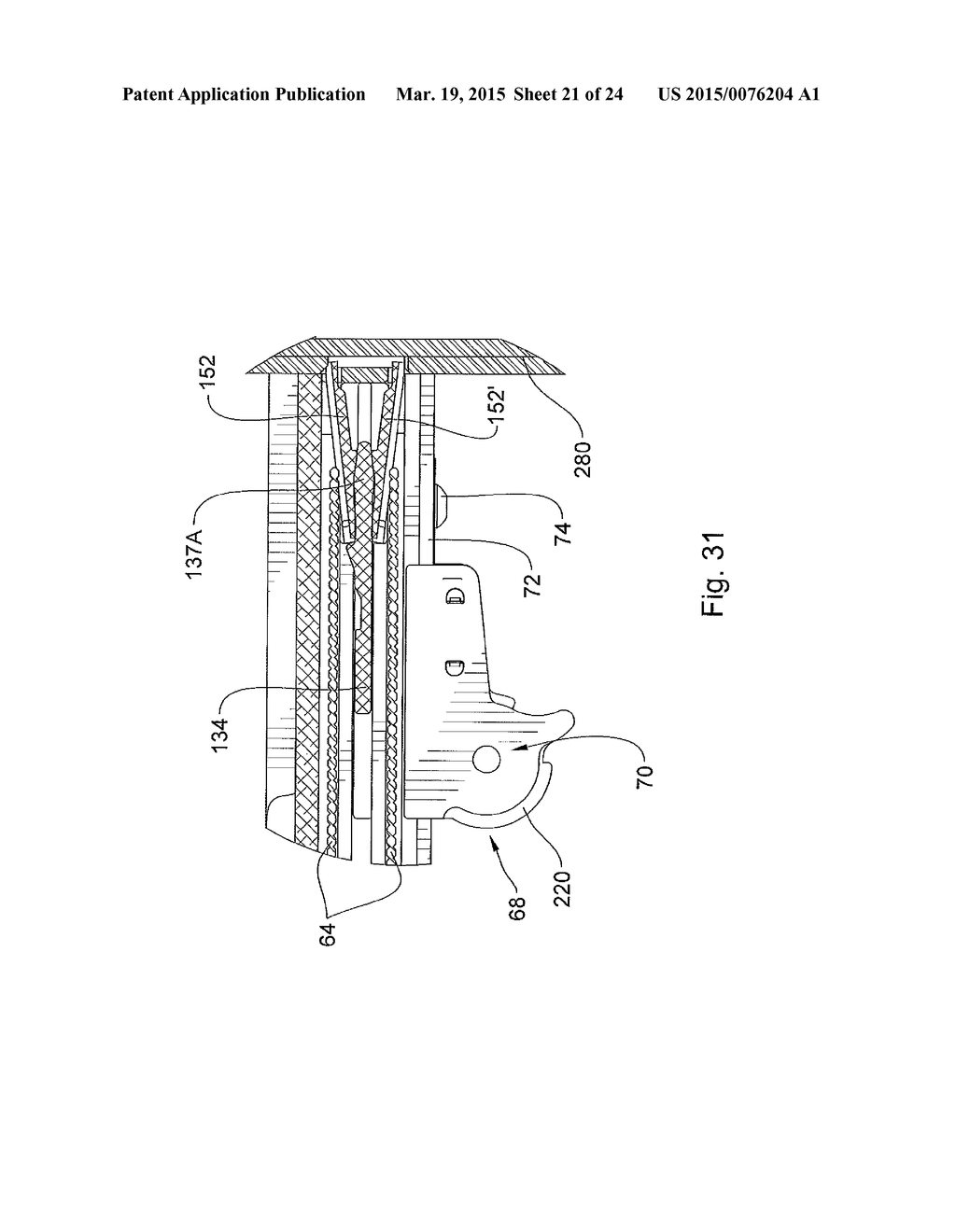 STAPLES FEEDER ASSEMBLY WITH CONCEALED SLIDER FOR PNEUMATIC FASTENER     MAGAZINE - diagram, schematic, and image 22