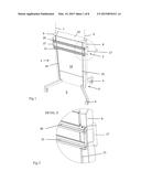 HEIGHT ADJUSTABLE STAND FOR SCREEN OR DISPLAY diagram and image