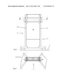 HEIGHT ADJUSTABLE STAND FOR SCREEN OR DISPLAY diagram and image