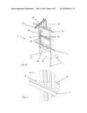 HEIGHT ADJUSTABLE STAND FOR SCREEN OR DISPLAY diagram and image