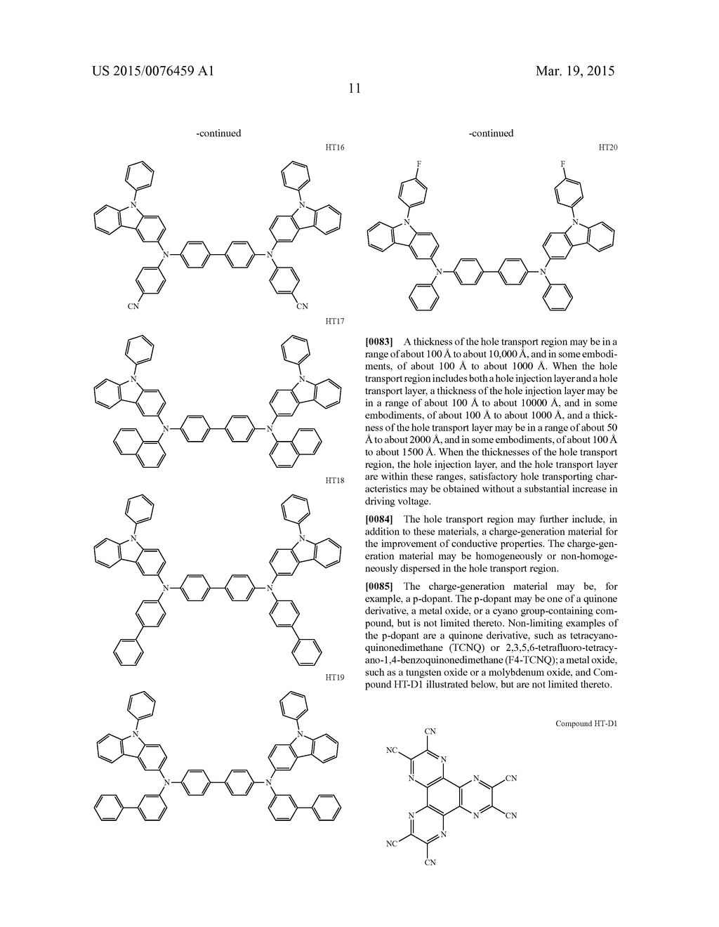 ORGANIC LIGHT-EMITTING DEVICE - diagram, schematic, and image 13