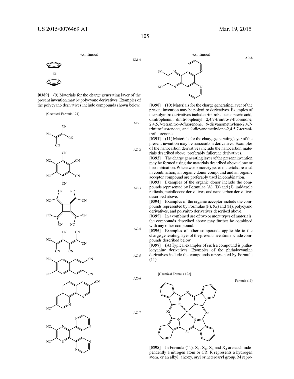 ORGANIC ELECTROLUMINESCENT ELEMENT - diagram, schematic, and image 109