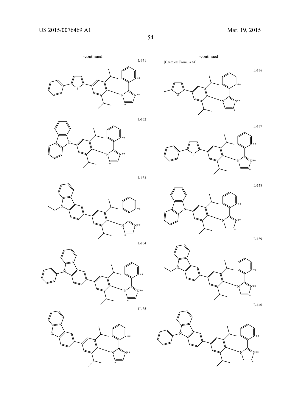 ORGANIC ELECTROLUMINESCENT ELEMENT - diagram, schematic, and image 58