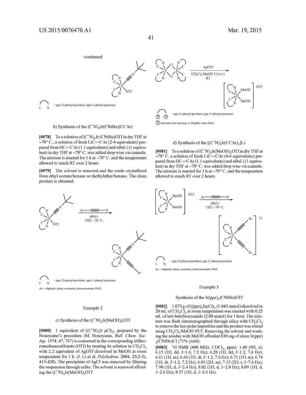 Luminescent Cyclometallated Iridium (III) Complexes Having Acetylide     Ligands - diagram, schematic, and image 65