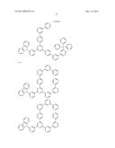 ORGANIC COMPOUND, CHARGE-TRANSPORTING MATERIAL, COMPOSITION CONTAINING THE     COMPOUND, ORGANIC ELECTROLUMINESCENT ELEMENT, DISPLAY DEVICE, AND     LIGHTING DEVICE diagram and image