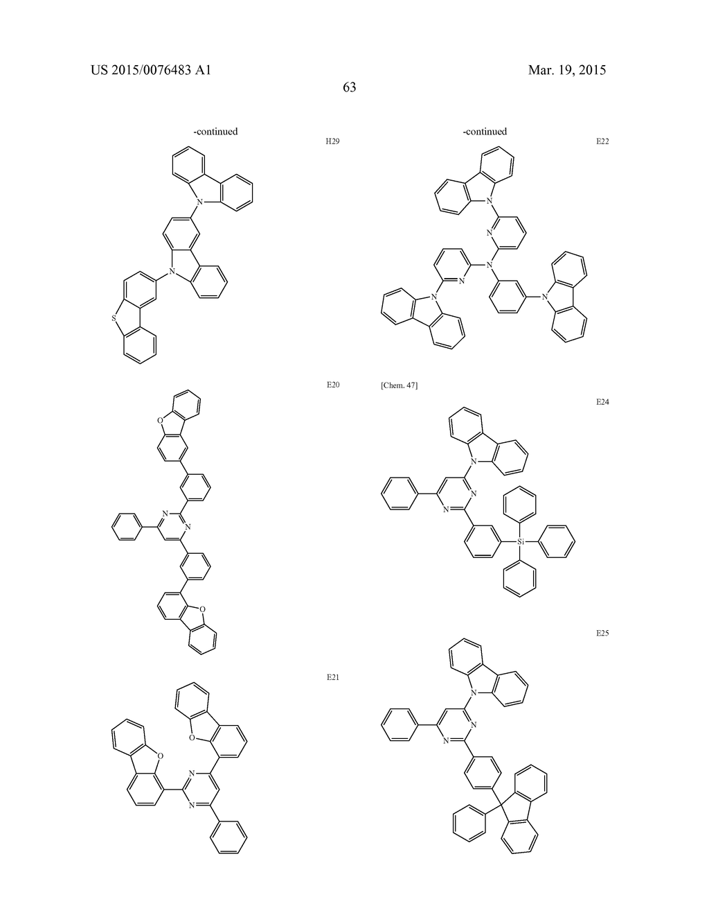 ORGANIC ELECTROLUMINESCENT ELEMENT, ORGANIC ELECTROLUMINESCENT LIGHTING     DEVICE AND ORGANIC ELECTROLUMINESCENT DISPLAY DEVICE - diagram, schematic, and image 65