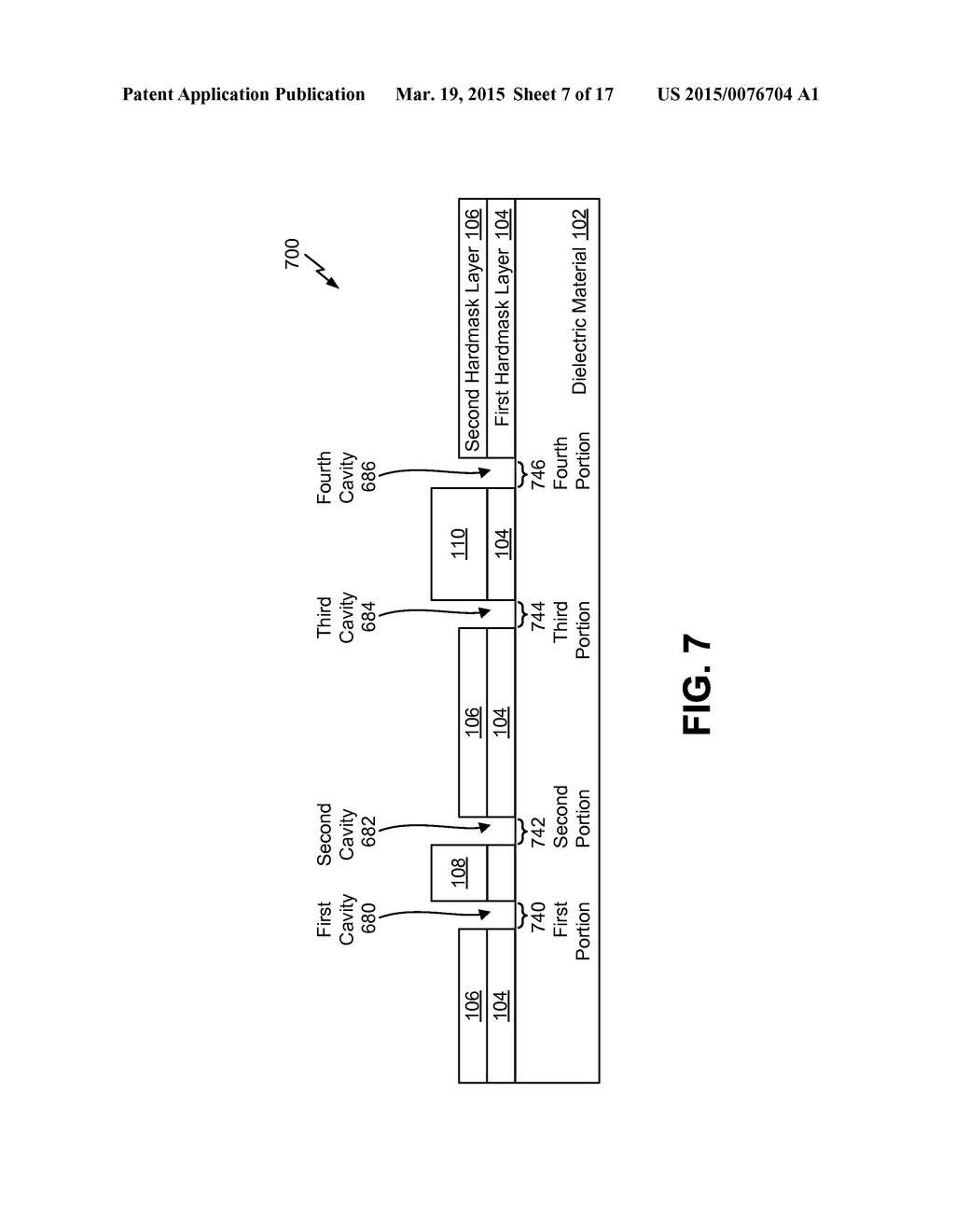 REVERSE SELF ALIGNED DOUBLE PATTERNING PROCESS FOR BACK END OF LINE     FABRICATION OF A SEMICONDUCTOR DEVICE - diagram, schematic, and image 08