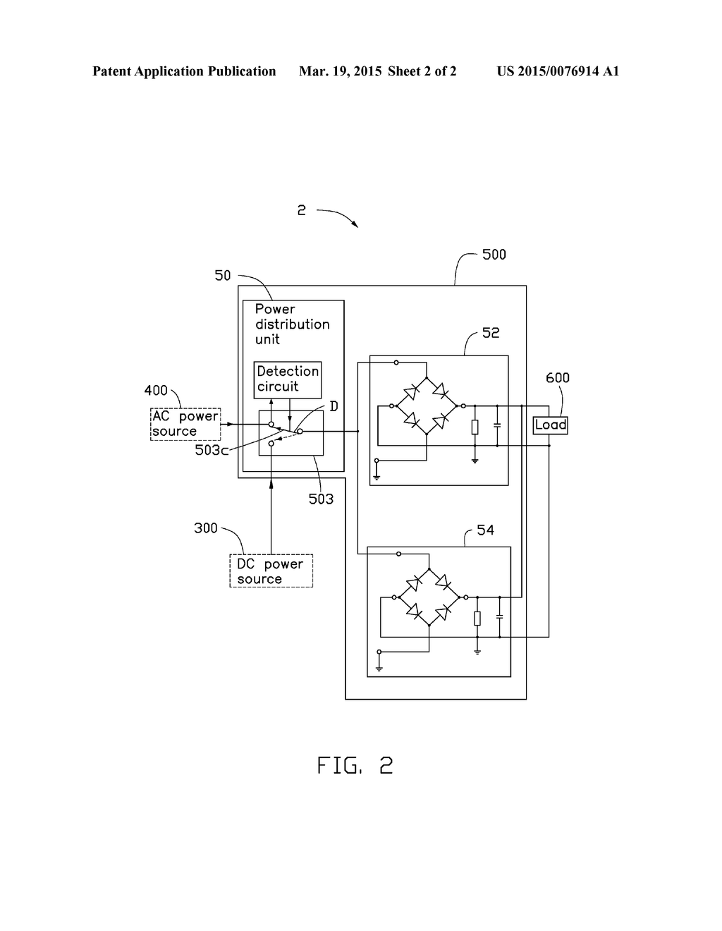 POWER CONVERSION SYSTEM AND ELECTRONIC DEVICE USING SAME - diagram, schematic, and image 03