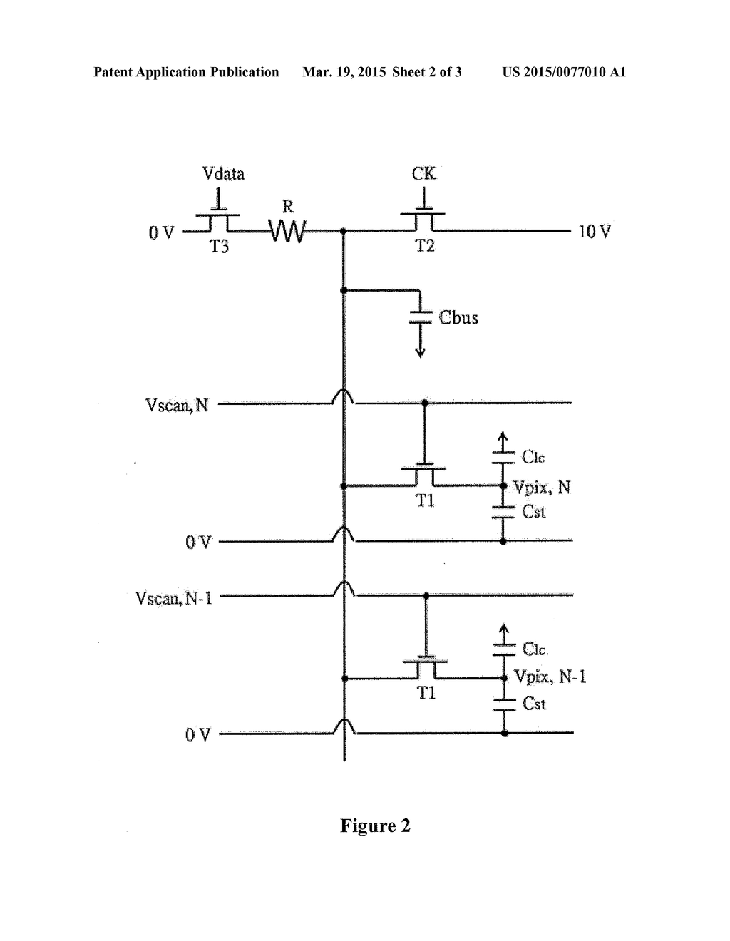 THE PIXEL CIRCUIT FOR ACTIVE MATRIX DISPLAY APPARATUS AND THE DRIVING     METHOD THEREOF - diagram, schematic, and image 03