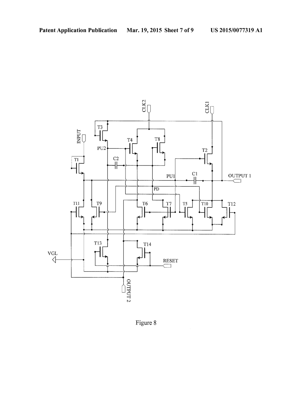 SHIFT REGISTER UNIT AND DRIVING METHOD, SHIFT REGISTER CIRCUIT AND DISPLAY     APPARATUS - diagram, schematic, and image 08