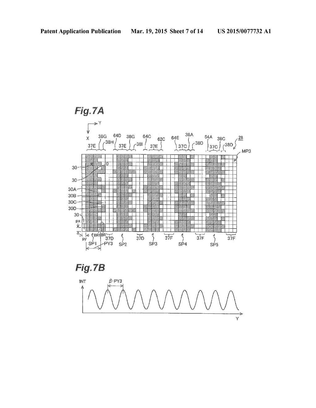 DRIVE METHOD FOR SPATIAL LIGHT MODULATOR, METHOD FOR GENERATING PATTERN     FOR EXPOSURE, AND EXPOSURE METHOD AND APPARATUS - diagram, schematic, and image 08