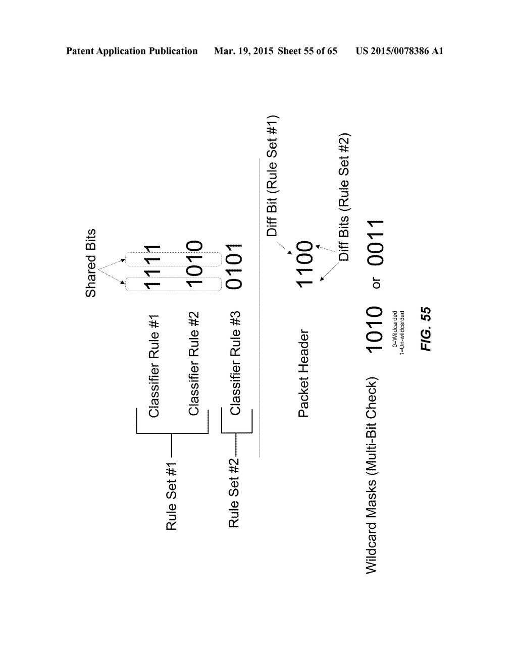 Performing a Multi-Stage Lookup to Classify Packets - diagram, schematic, and image 56