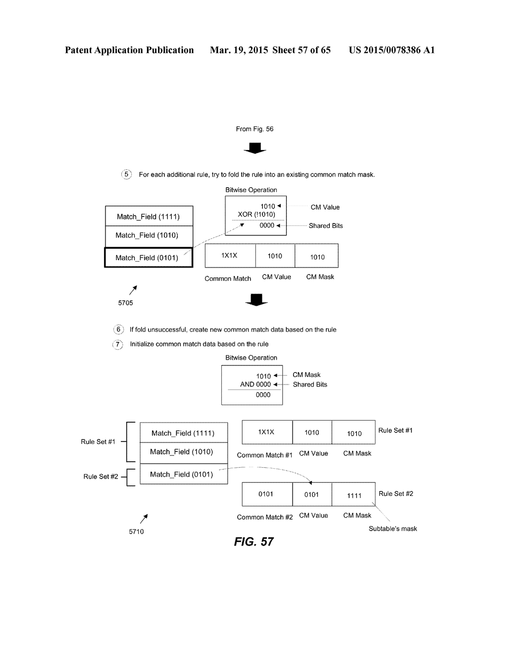 Performing a Multi-Stage Lookup to Classify Packets - diagram, schematic, and image 58