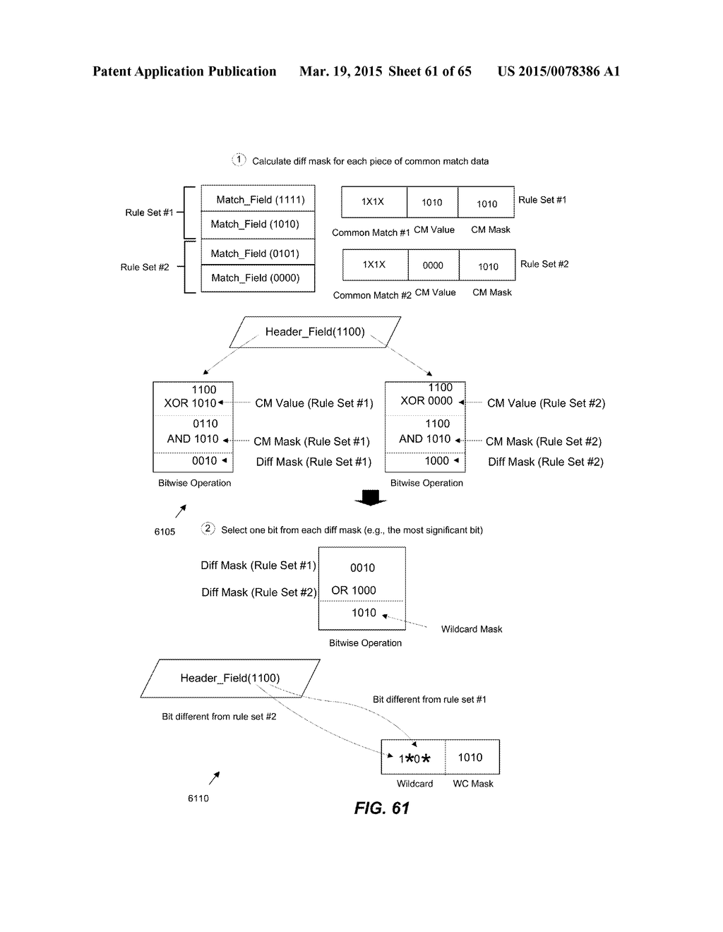 Performing a Multi-Stage Lookup to Classify Packets - diagram, schematic, and image 62