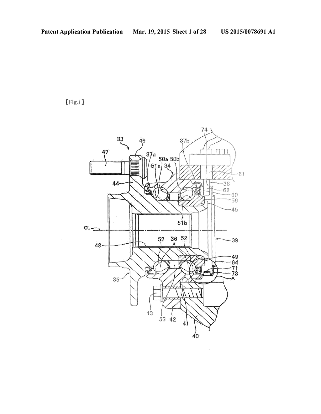 Hub Unit Bearing - diagram, schematic, and image 02