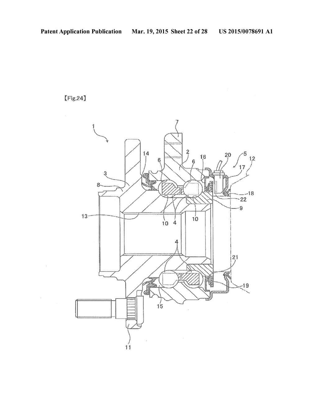 Hub Unit Bearing - diagram, schematic, and image 23