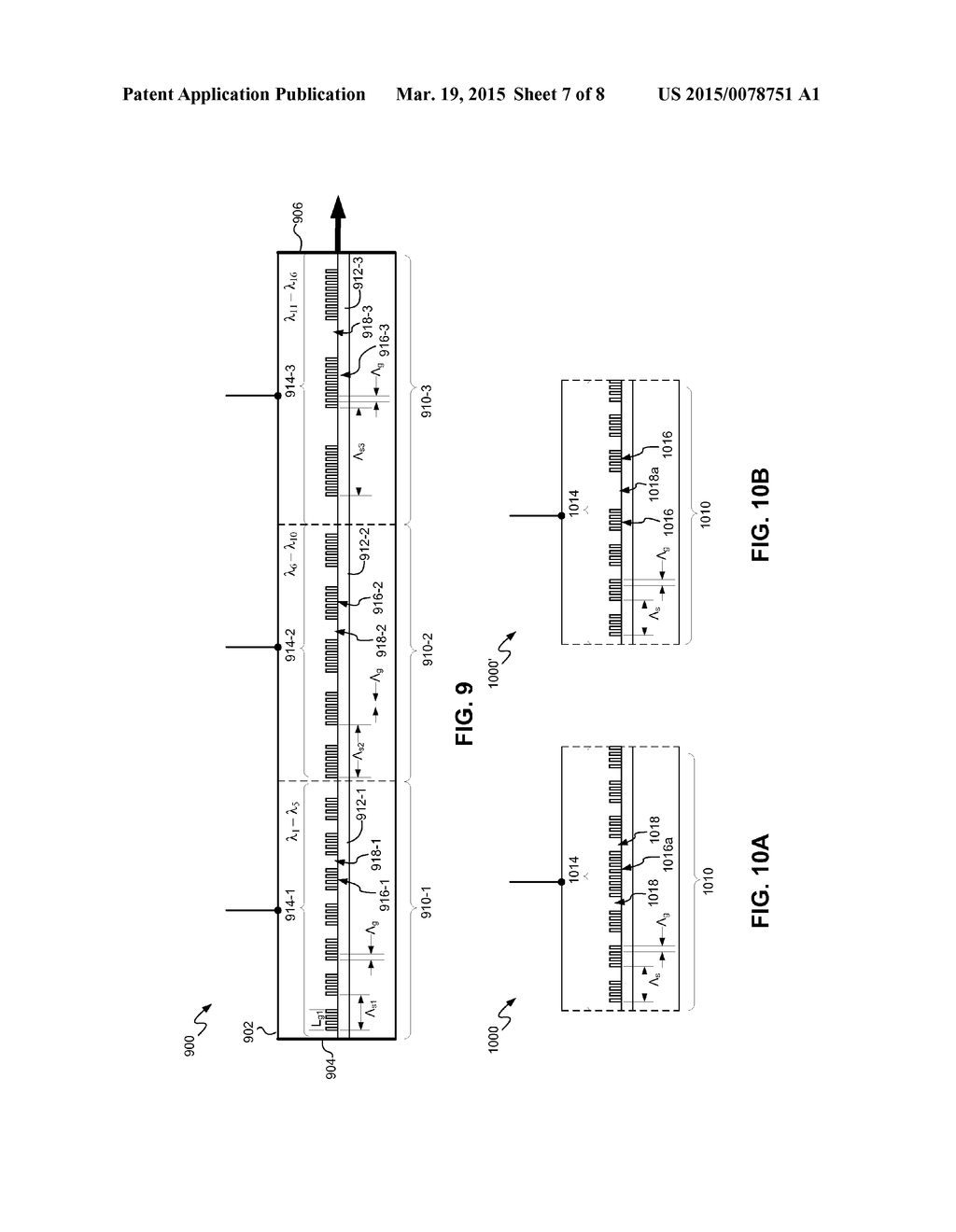 TUNABLE LASER WITH MULTIPLE IN-LINE SECTIONS INCLUDING SAMPLED GRATINGS - diagram, schematic, and image 08