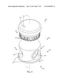 AIR TREATMENT CHEMICAL DISPENSER HAVING ANGLED DISPERSION OF CHEMICALS diagram and image