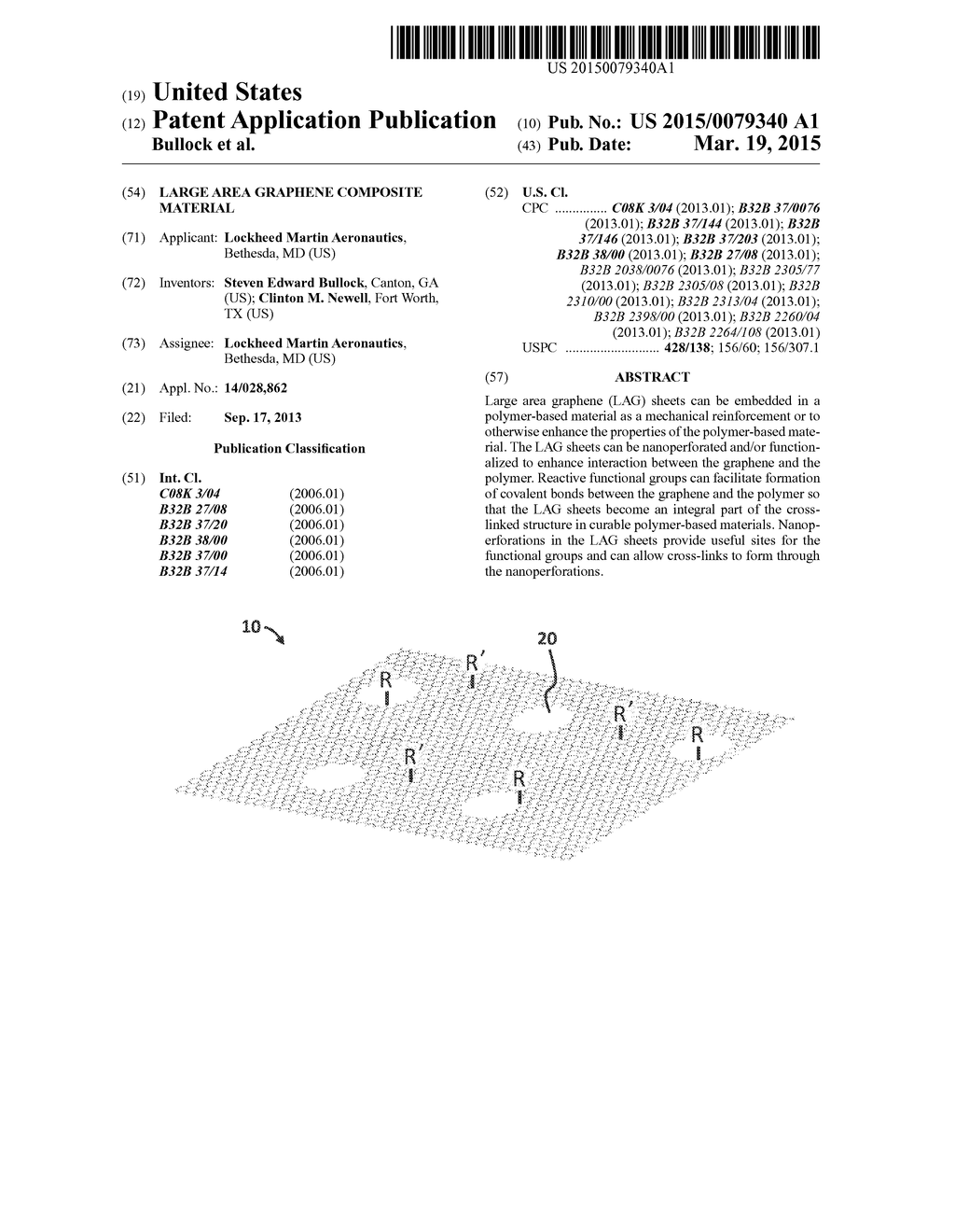 Large Area Graphene Composite Material - diagram, schematic, and image 01