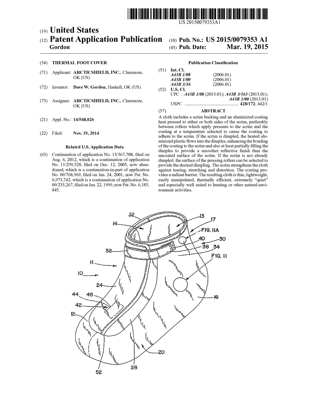 THERMAL FOOT COVER - diagram, schematic, and image 01