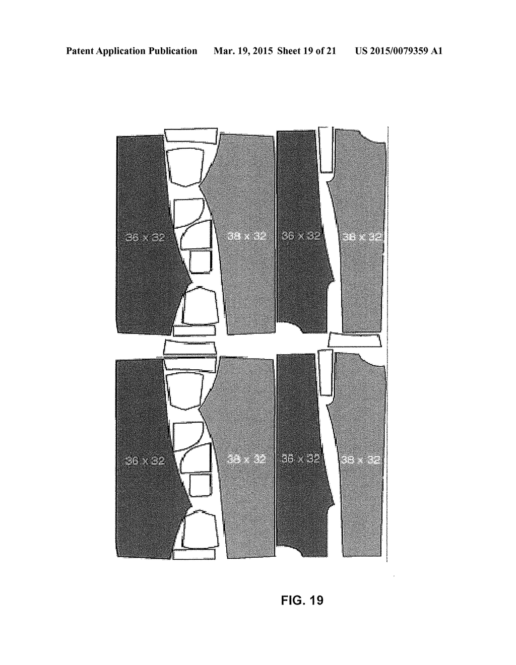 SYSTEM AND METHOD OF GENERATING A PATTERN USED TO PROCESS A SURFACE OF A     FABRIC THROUGH LASER IRRADIATION, AND FABRIC CREATED THEREBY - diagram, schematic, and image 20