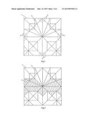 ORIGAMI SHEET AND STENCIL THEREFOR diagram and image