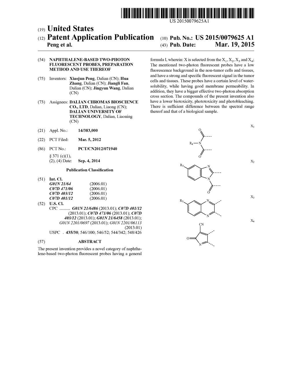 NAPHTHALENE-BASED TWO-PHOTON FLUORESCENT PROBES, PREPARATION METHOD AND     USE THEREOF - diagram, schematic, and image 01