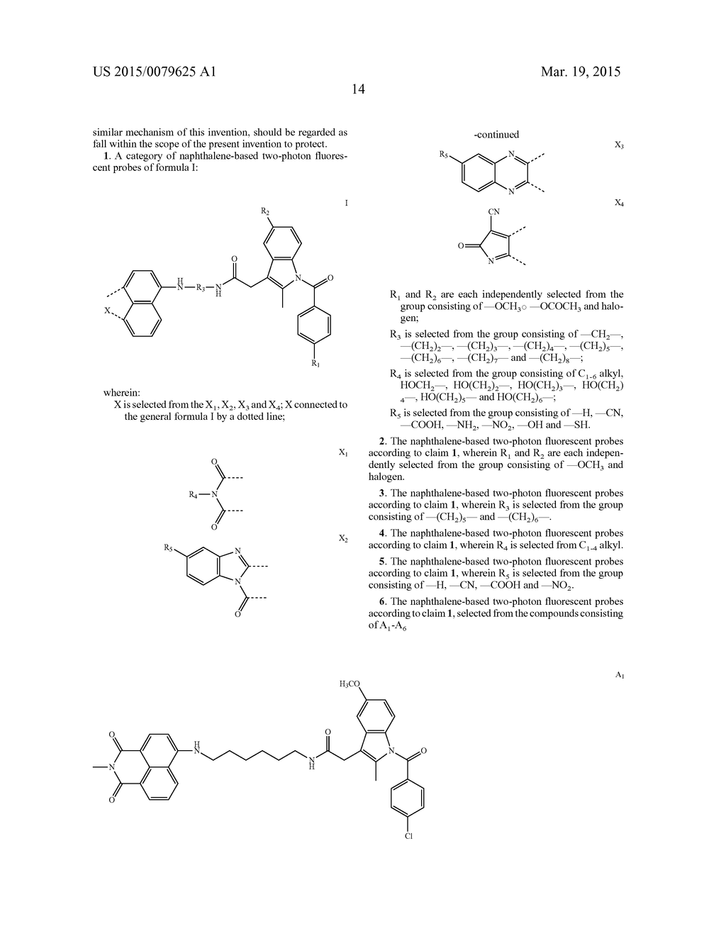 NAPHTHALENE-BASED TWO-PHOTON FLUORESCENT PROBES, PREPARATION METHOD AND     USE THEREOF - diagram, schematic, and image 22