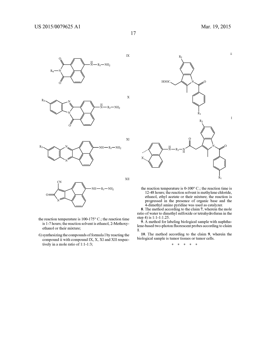 NAPHTHALENE-BASED TWO-PHOTON FLUORESCENT PROBES, PREPARATION METHOD AND     USE THEREOF - diagram, schematic, and image 25