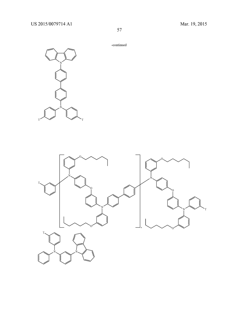 COMPOSITION FOR USE IN ORGANIC DEVICE, POLYMER FILM, AND ORGANIC     ELECTROLUMINESCENT ELEMENT - diagram, schematic, and image 59