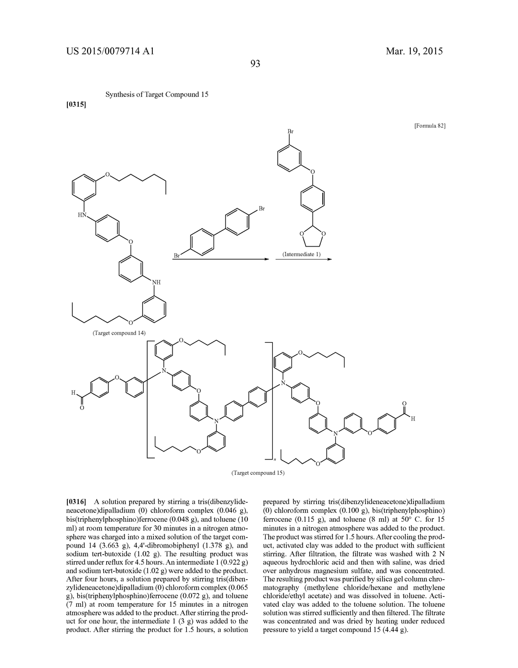 COMPOSITION FOR USE IN ORGANIC DEVICE, POLYMER FILM, AND ORGANIC     ELECTROLUMINESCENT ELEMENT - diagram, schematic, and image 95